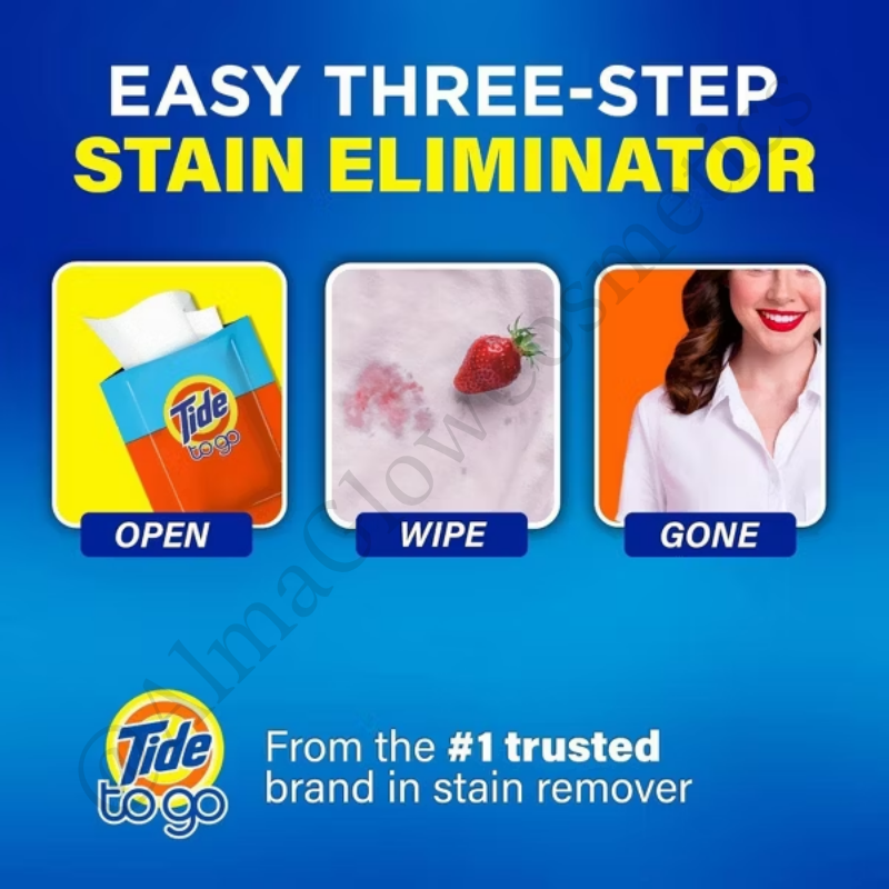 Tide to go Wipes 6un