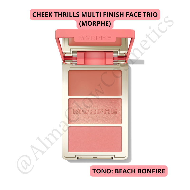 Cheek thrills multi finish face trio (Morphe)