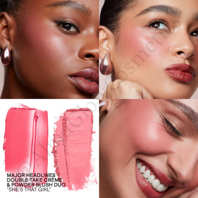 Major Headlines Double-Take Crème & Powder Blush Duo Mini