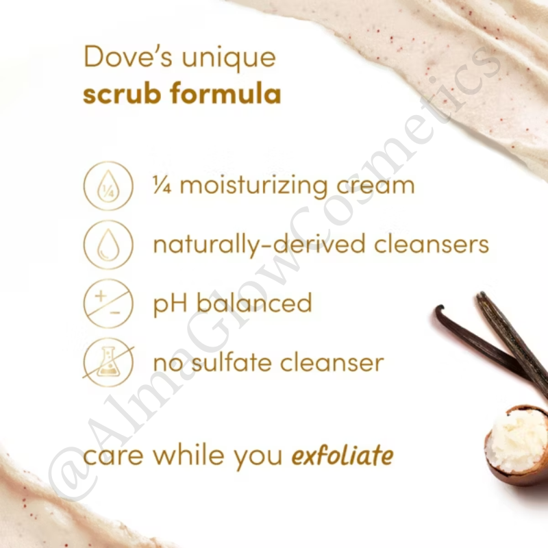 Exfoliante corporal 425gr (Dove)