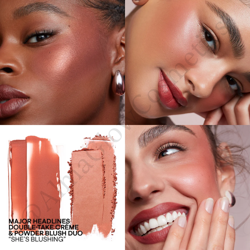 Major Headlines Double-Take Crème & Powder Blush Duo Mini