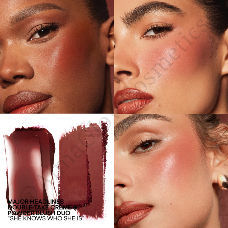 Major Headlines Double-Take Crème & Powder Blush Duo Mini
